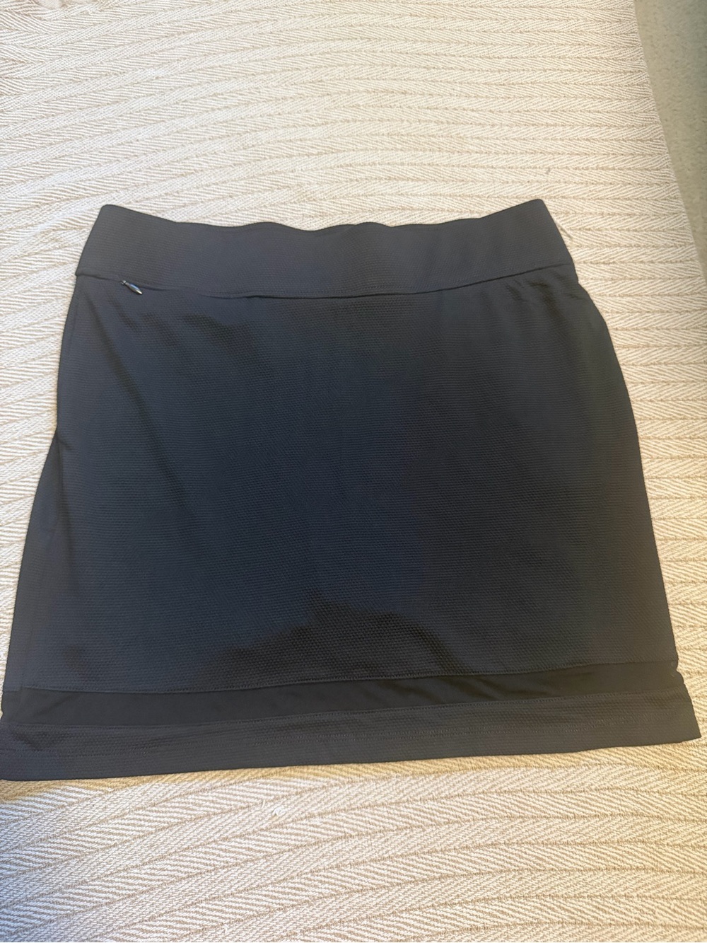 Women’s Black Stretch Knit Mini Skirt